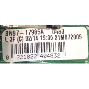 MAIN PARA SMART TV SAMSUNG 4K RESOLUCION (3840 X 2160) / NUMERO DE PARTE BN94-16692D / KANT_SU2_BUILT_IN / BN97-17985A / BN9416692D / 16692D / NUMERO DE PANEL CY-MA315HNLV1H / MODELO LS32AM702UNXZA FA01
